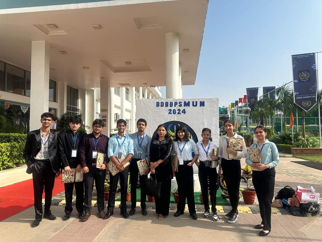 DBN ATTENDED MUN ( MODEL UNITED NATION) AT GURUGRAM