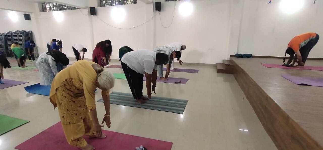 Yoga session on International Yoga Day