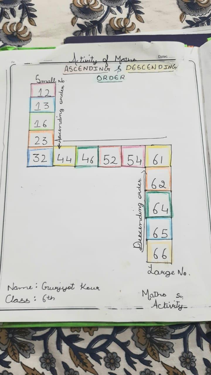 Special Activity of Mathematics