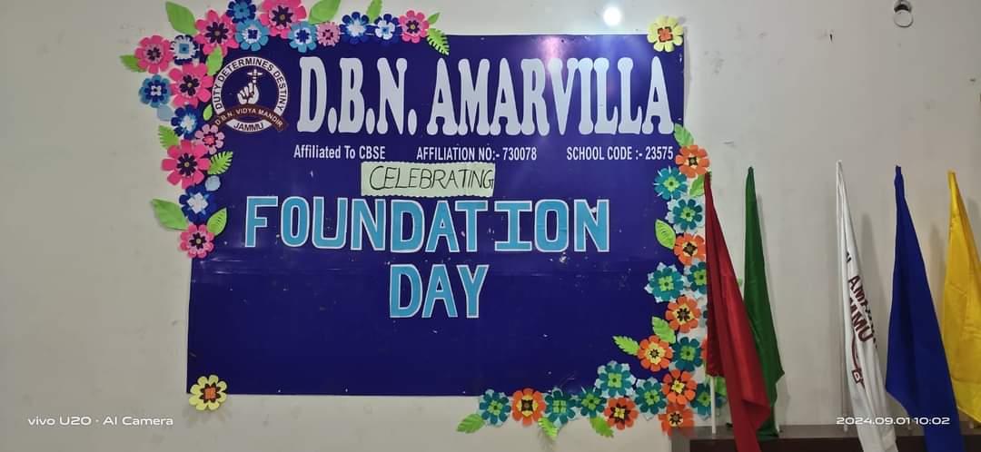 DBN Amarvilla Celebrated 62nd Foundation Day with Grandeur and Enthusiasm