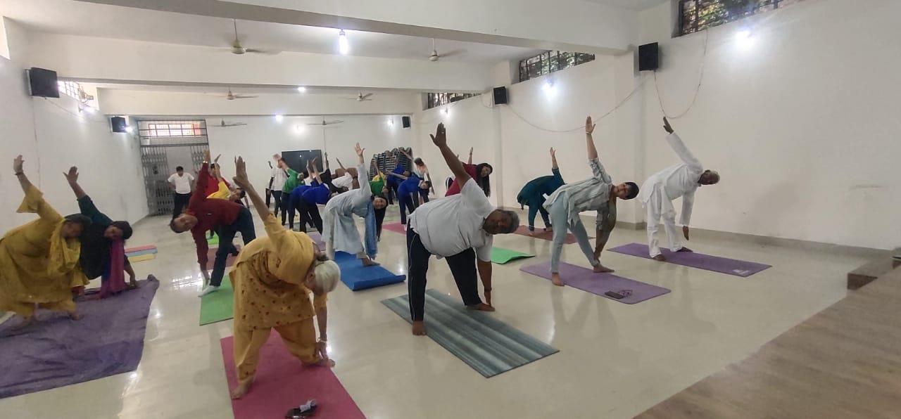 Yoga session on International Yoga Day