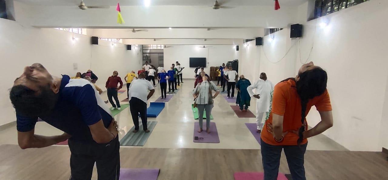 Yoga session on International Yoga Day