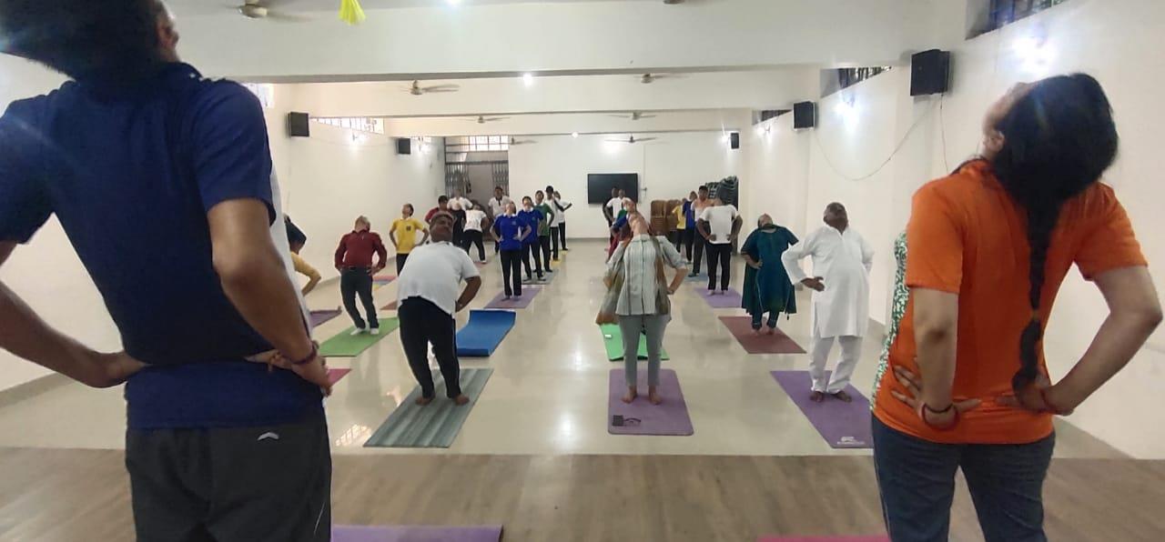Yoga session on International Yoga Day