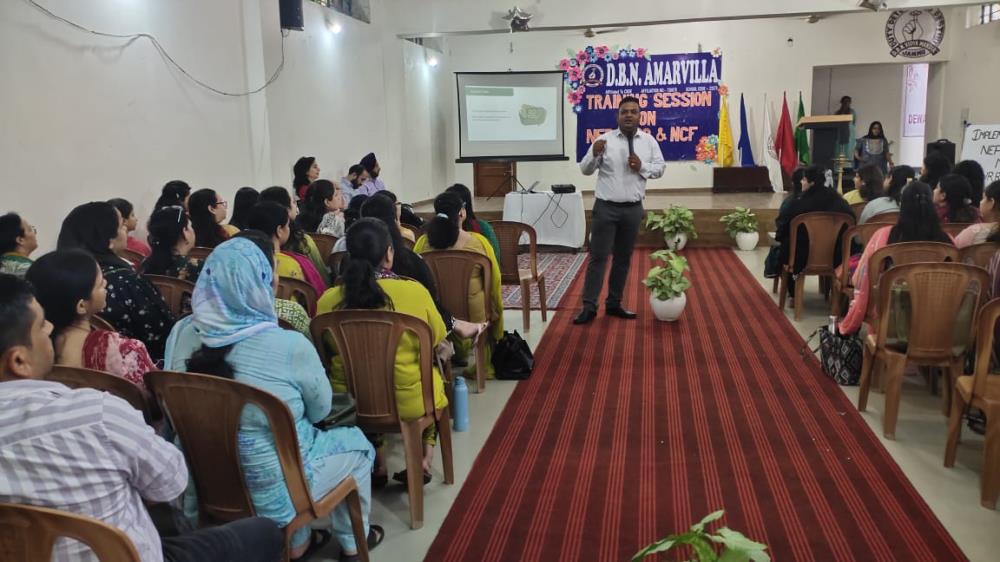 DBN Amarvilla Organised a training session on NEP 2020 & NCF