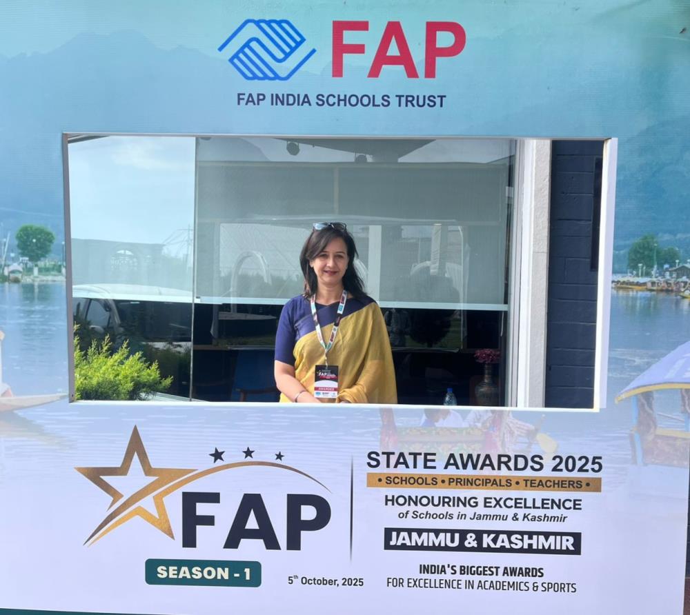 DBN Amarvilla received FAP ( India) State Award 2025 for best school.