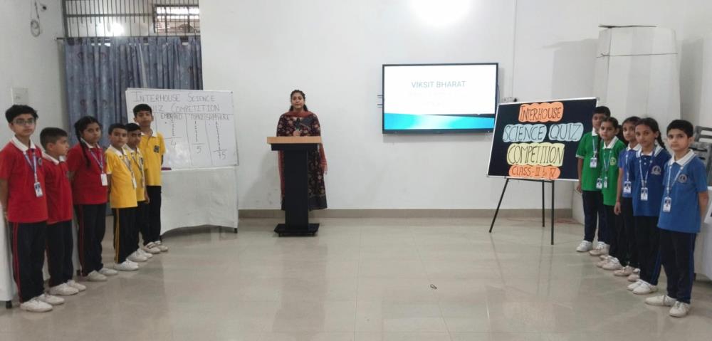 Inter-House Science Quiz Competition*