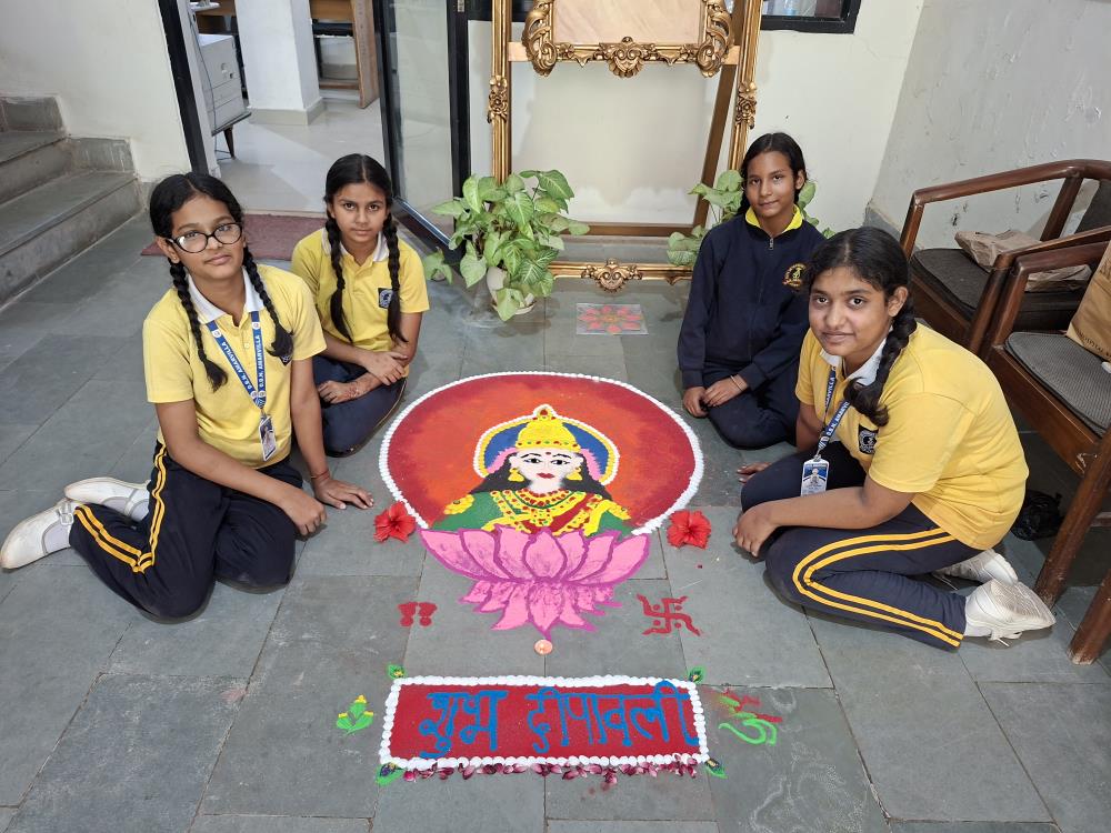 RANGOLI COMPETITION AT DBN AMARVILLA
