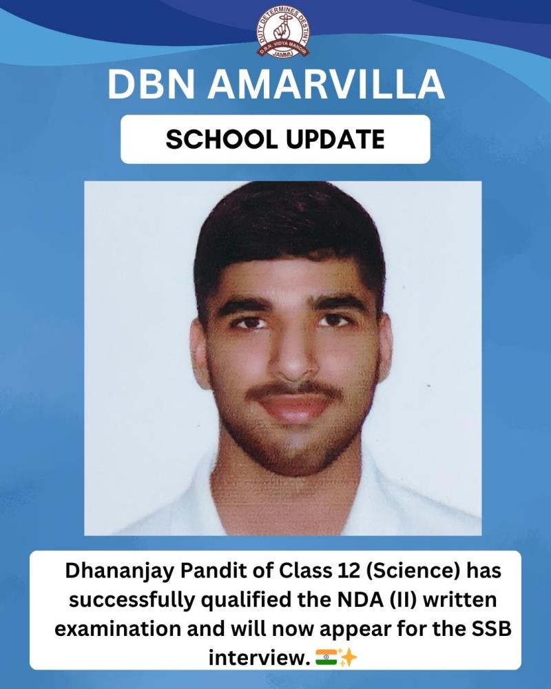 SCHOOL UPDATE FROM DBN AMARVILLA